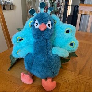 Blue Peacock Plush